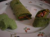 Spinatcrepe mit schneller Ratatouillefüllung - Rezept