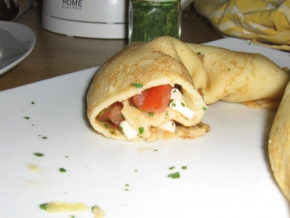 Crepe de queijo com Tomate - Rezept - Bild Nr. 3