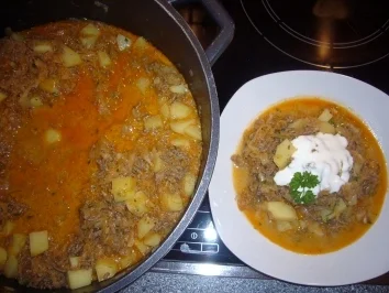 Rezept: Kikis Hack-Sauerkraut-Kartoffel-Topf á la Kiki "light" Bild Nr. 6 Kikis Hack-Sauerkraut-Kartoffel-Topf á la Kiki "light" - Rezept - Bild Nr. 6