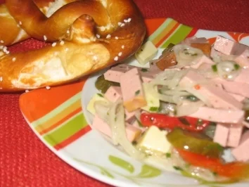 Rezept: bayerischer leberkässalat bayerischer leberkässalat - Rezept