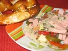 bayerischer leberkässalat - Rezept