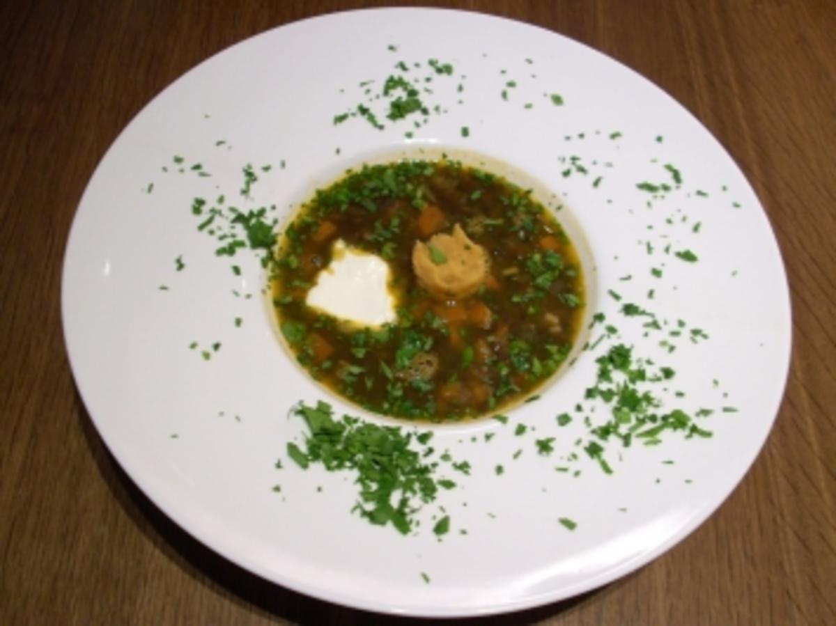 Beluga-Linsen-Suppe - Rezept