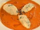 Tomaten-Ingwer-Suppe mit Quarknocken - Rezept