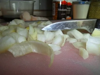 Marinierte Garnelen auf Kopfsalat mit Tomaten - Rezept - Bild Nr. 3