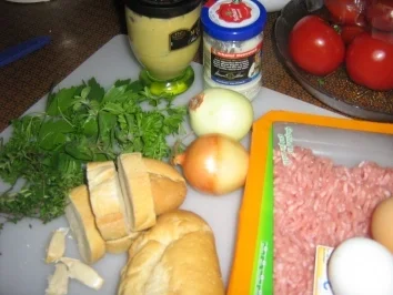 Puten-Kräuterfrikadellen mit Ei - Rezept - Bild Nr. 2