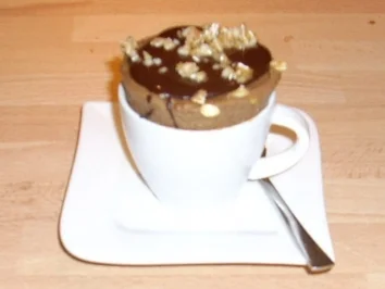 Geeistes Schokoladen-Mocca-Soufflé - Rezept