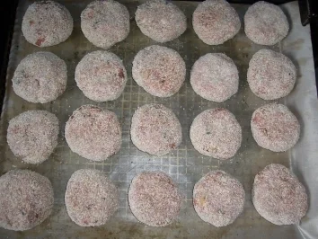 Beilage: Fleischküchle auf dem Blech - Rezept - Bild Nr. 8