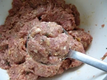 Beilage: Fleischküchle auf dem Blech - Rezept - Bild Nr. 5