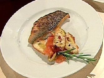 Dorade kross mit Ciabattasalat - Rezept - Bild Nr. 9