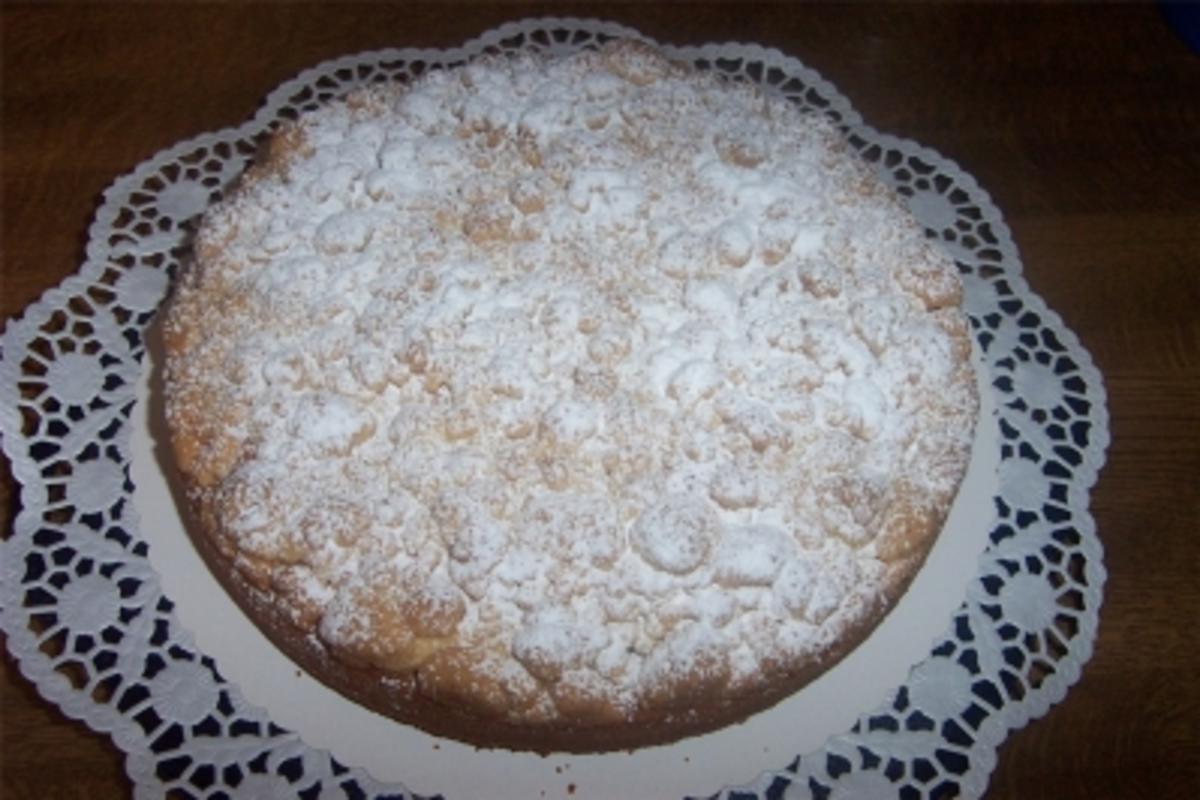 Bilder für Versunkener Kirschkuchen mit Streuseldecke - Rezept