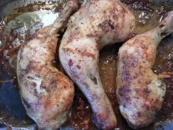 Rezept: Hähnchenkeulen nach Hirten - Art Bild Nr. 2 Hähnchenkeulen nach Hirten - Art - Rezept - Bild Nr. 2