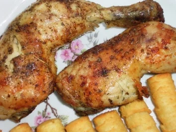 Rezept: Hähnchenkeulen nach Hirten - Art Hähnchenkeulen nach Hirten - Art - Rezept