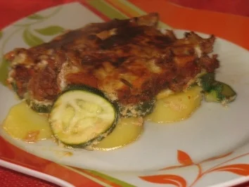 türkische moussaka mit zucchini - Rezept