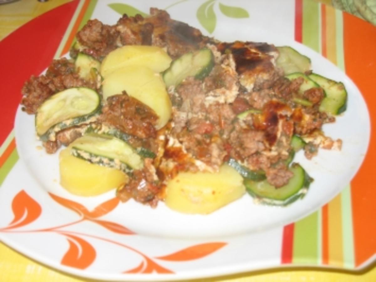 türkische moussaka mit zucchini - Rezept - Bild Nr. 8