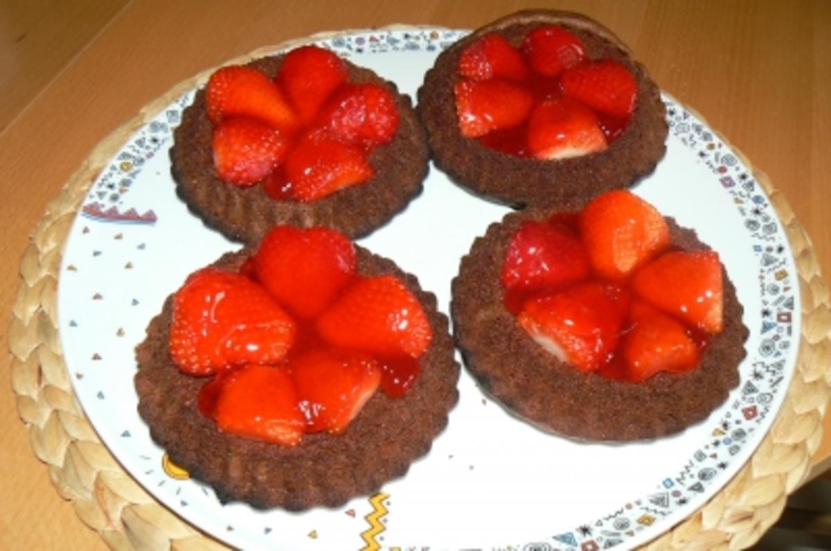 Erdbeer-Schoko-Törtchen - Rezept - Bild Nr. 6