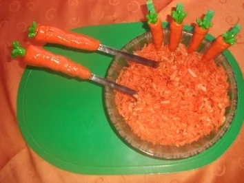 Blitzrezept für Möhrensalat - Rezept