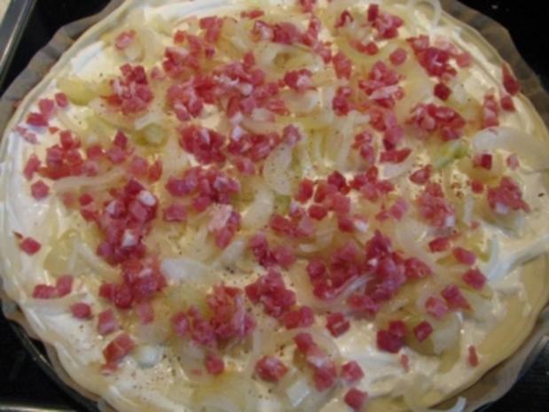 Flammkuchen Schneller Flammkuchen Ohne Hefe Rezept Mit Bild
