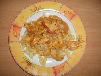 Hähnchenbrustfilet in Paprikasahne - Rezept