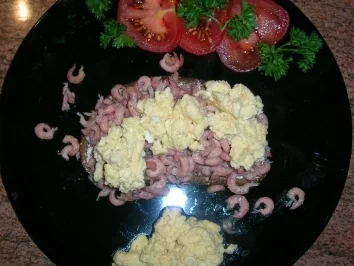 Rezept: Büsumer Krabbenbrot (leckeres kleines Abendgericht) Büsumer Krabbenbrot (leckeres kleines Abendgericht) - Rezept