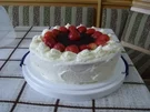 Erdbeer Sahne Torte - Rezept