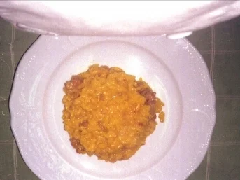 Risotto mit Safran und Salsiccia - Rezept