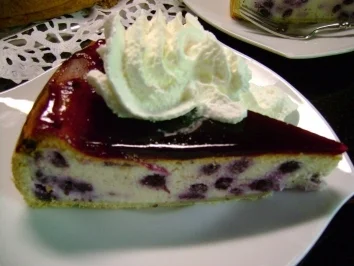 Kuchen: Heidelbeer - Quark - Kuchen - Rezept