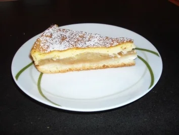 Apfelkuchen mit Eiercreme - Rezept