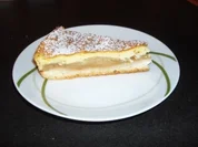 Apfelkuchen mit Eiercreme - Rezept