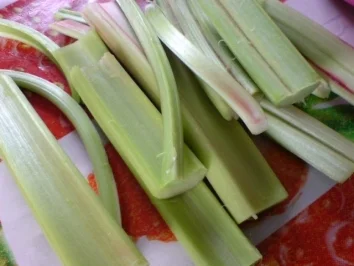 Rhabarberkuchen vom Blech - Rezept - Bild Nr. 4