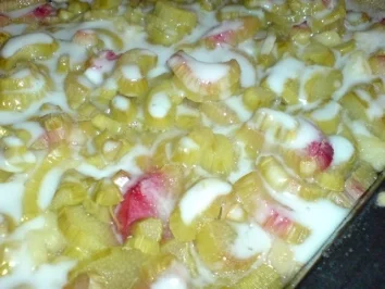 Rhabarberkuchen vom Blech - Rezept - Bild Nr. 15