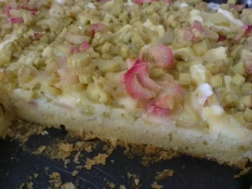Rhabarberkuchen vom Blech - Rezept - Bild Nr. 16