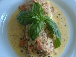 Rezept: Gefüllte Schmorgurken provenzalischer Art Gefüllte Schmorgurken provenzalischer Art - Rezept