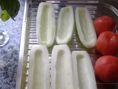 Rezept: Gefüllte Schmorgurken provenzalischer Art Bild Nr. 2 Gefüllte Schmorgurken provenzalischer Art - Rezept - Bild Nr. 2