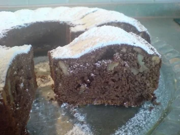 Rezept: Schoko-Nuss-Kuchen / Tarte Bild Nr. 2 Schoko-Nuss-Kuchen / Tarte - Rezept - Bild Nr. 2