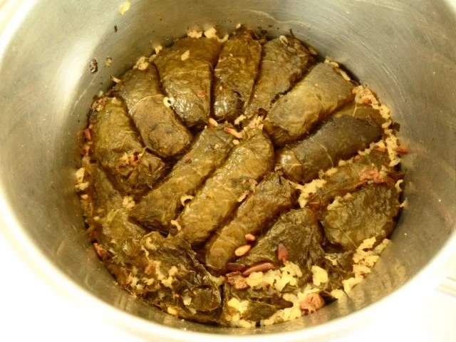 Rezept: Weinlaubblätter vegetarisch gefüllt Bild Nr. 6 Weinlaubblätter vegetarisch gefüllt - Rezept - Bild Nr. 6