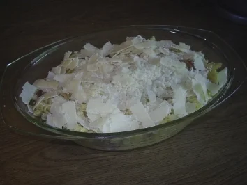 Rezept: Auflauf - Nudelauflauf mit durchwachsenen Speck Bild Nr. 4 Auflauf - Nudelauflauf mit durchwachsenen Speck - Rezept - Bild Nr. 4