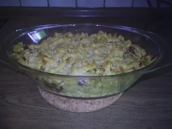 Rezept: Auflauf - Nudelauflauf mit durchwachsenen Speck Bild Nr. 5 Auflauf - Nudelauflauf mit durchwachsenen Speck - Rezept - Bild Nr. 5