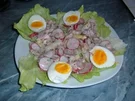 Rezept: Salat : Spargelsalat mit Kasseler und Ei Salat : Spargelsalat mit Kasseler und Ei - Rezept