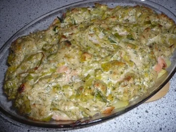 Rezept: Kartoffel - Räucherlachsauflauf Kartoffel - Räucherlachsauflauf - Rezept