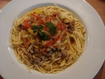 Lagman (asiatische Nudelsuppe) - Rezept