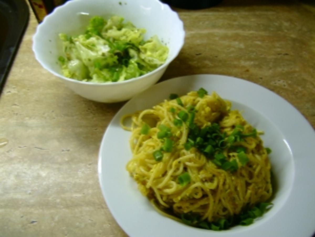 Spaghetti mit Kräuterei - Rezept - Bild Nr. 2