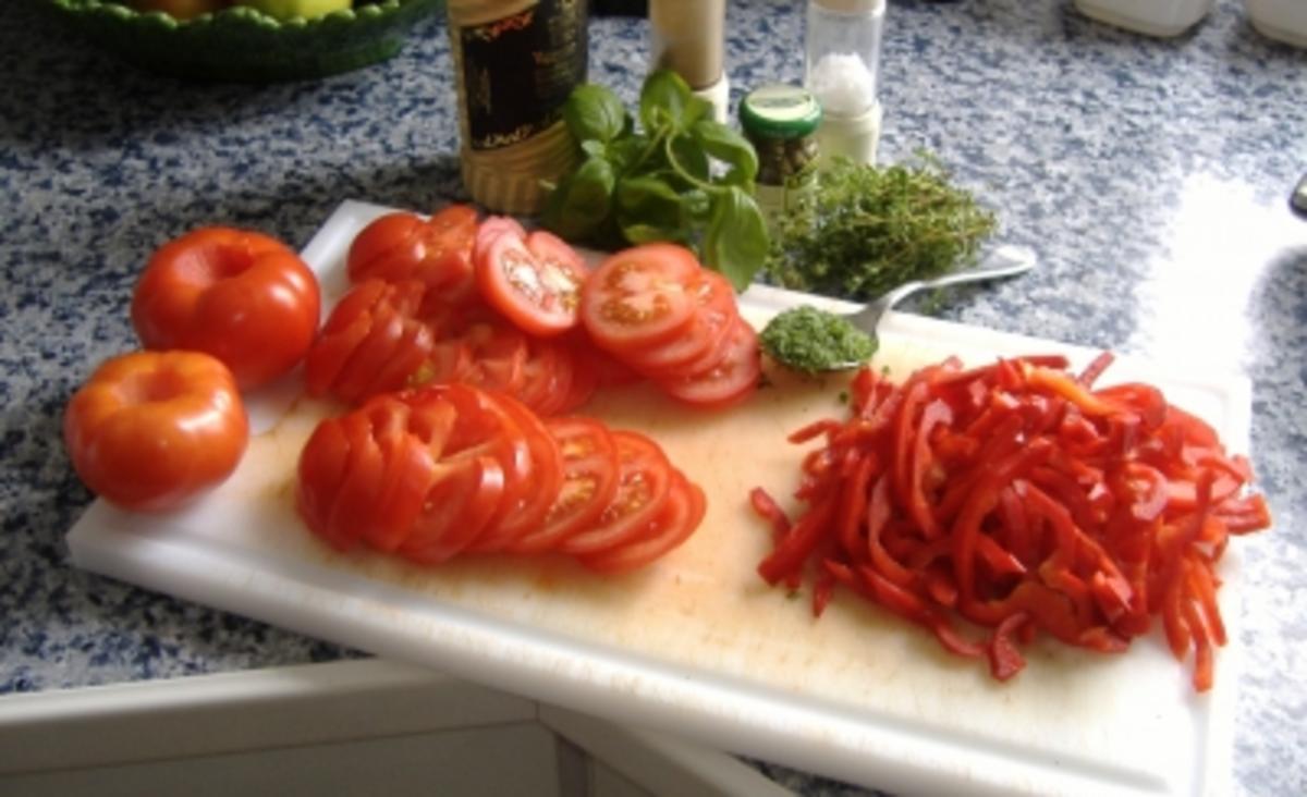 Salat aus gebackenen Tomaten - Rezept - Bild Nr. 2