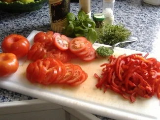 Salat aus gebackenen Tomaten - Rezept - Bild Nr. 2