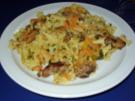 Linda´s Gemüse-Nudelpfanne mit besonders gebratenen Filetstreifen - Rezept