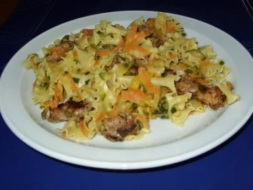 Linda´s Gemüse-Nudelpfanne mit besonders gebratenen Filetstreifen - Rezept - Bild Nr. 8