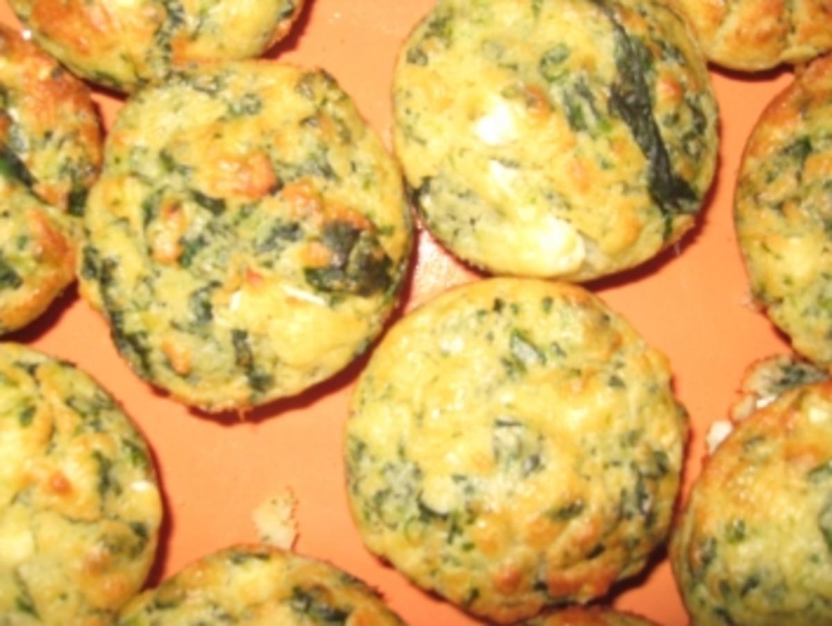 Spinat-Feta-Muffins - Rezept mit Bild - kochbar.de