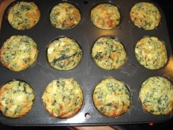 Spinat-Feta-Muffins - Rezept - Bild Nr. 4