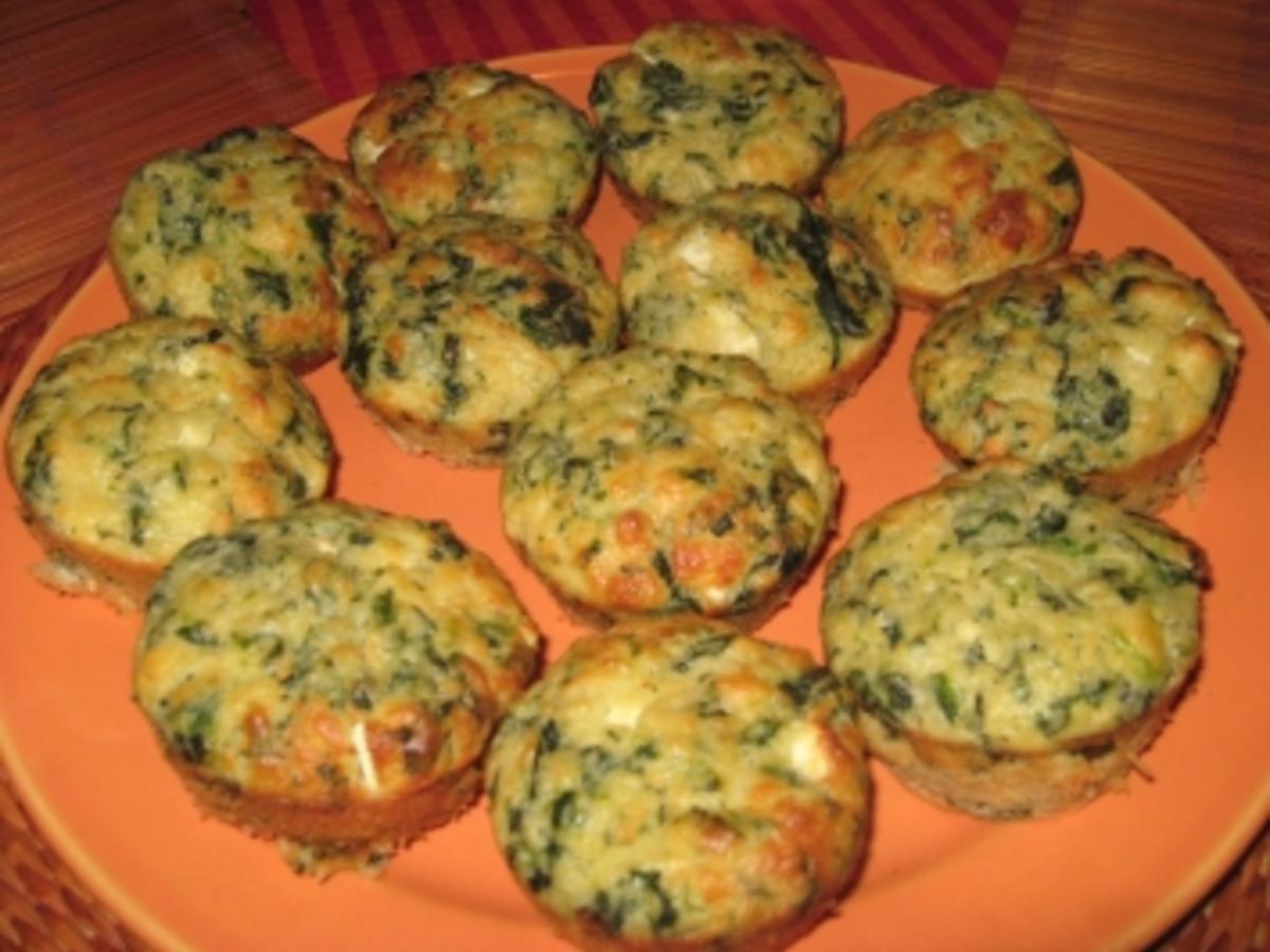 Spinat-Feta-Muffins - Rezept mit Bild - kochbar.de