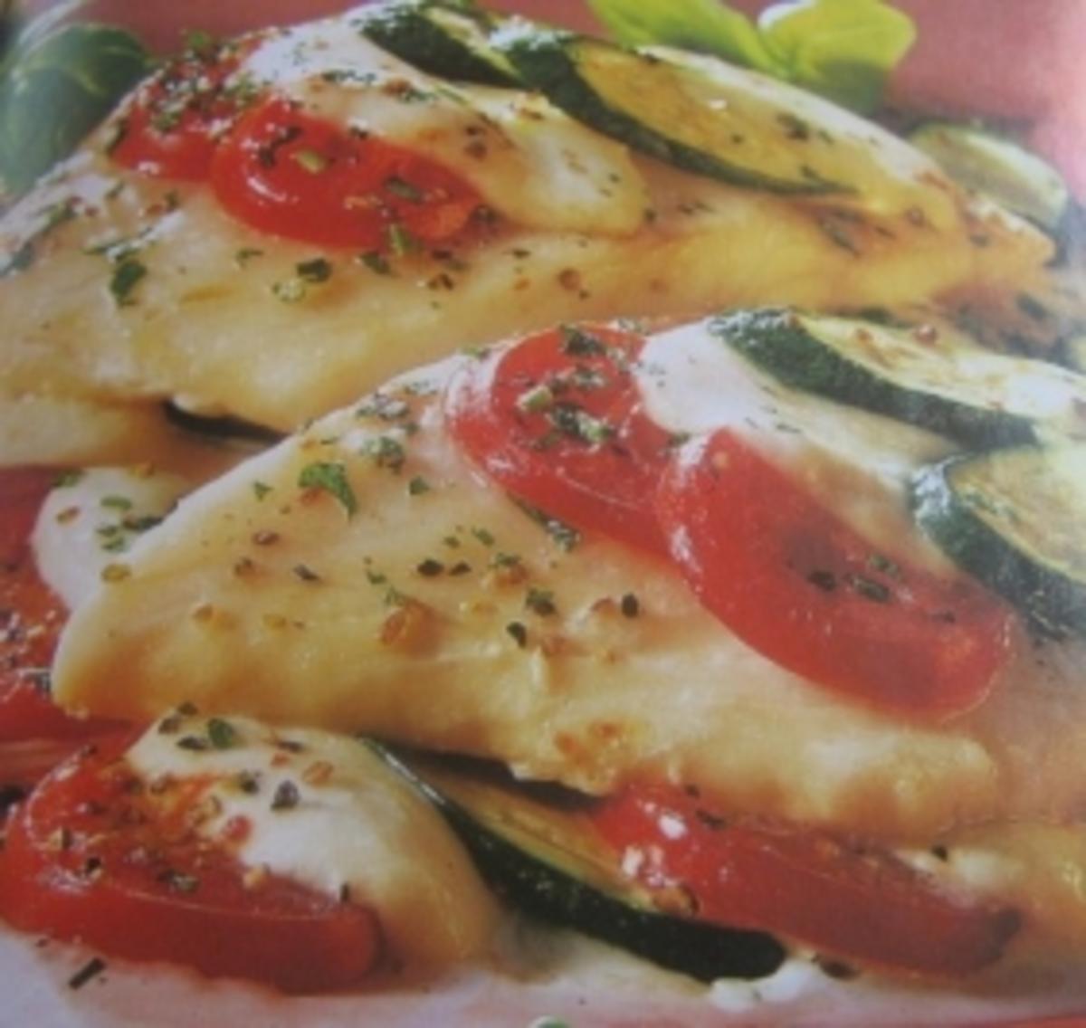 Bilder für Fisch Caprese - Rezept