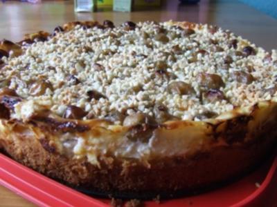 Rezept: Stachelbeer-Quarkkuchen Stachelbeer-Quarkkuchen - Rezept
